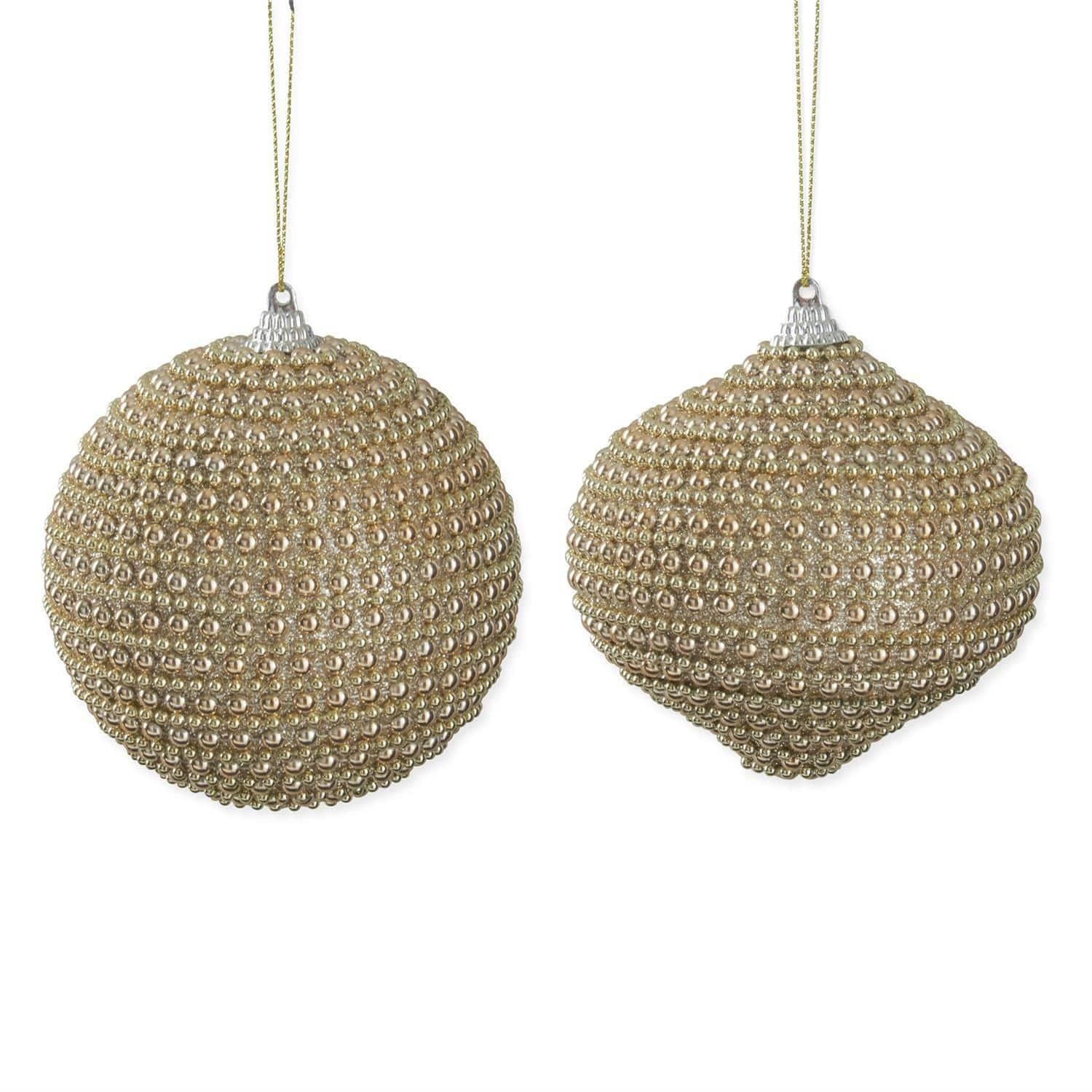 Gold Pearl Ornament